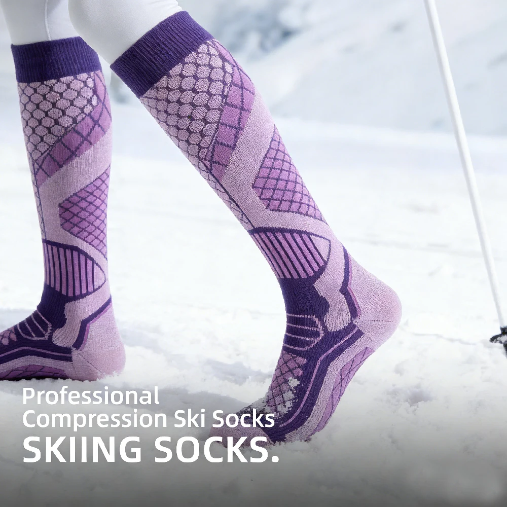 Thermal Sock Winter - 1Pair Moisture-Wicking Thickened Thermal Ski Socks