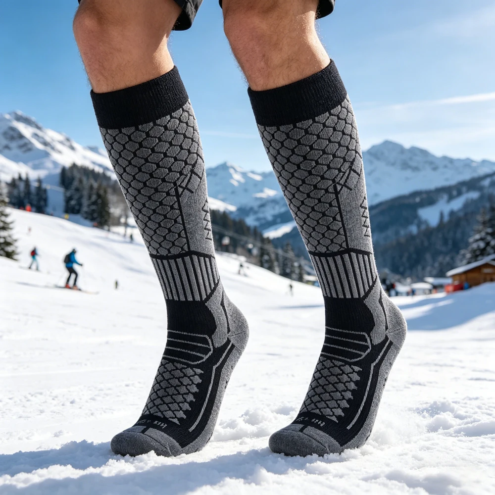 1Pair Moisture-Wicking Thicken - Thermal Sock Winter ulasan dan harga