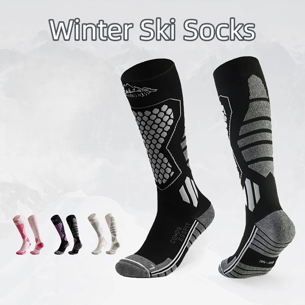 2pairs Thickened Ski Socks Bre - Thermal Sock Winter ulasan dan harga