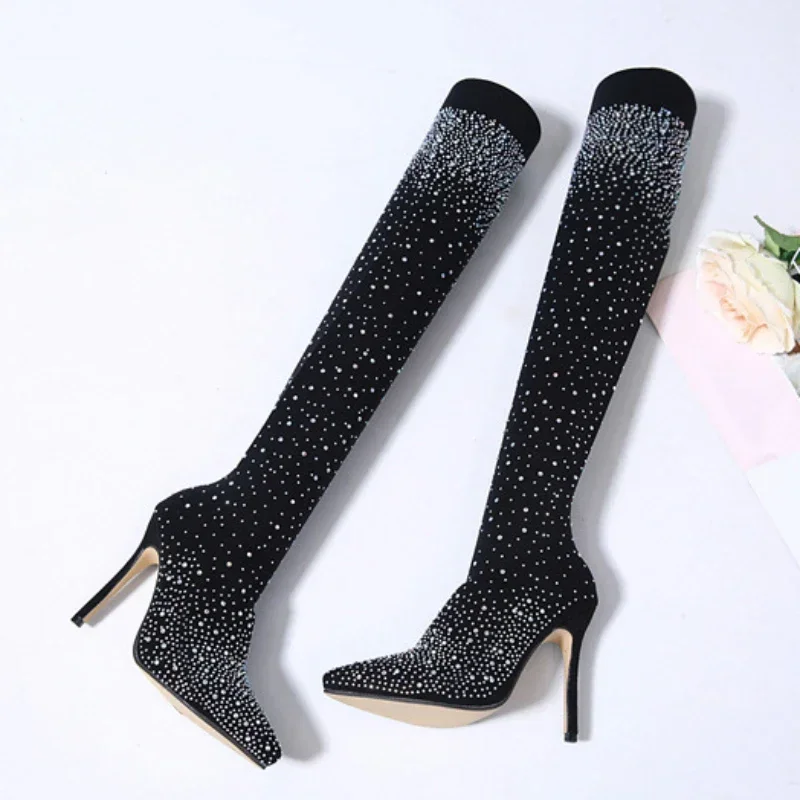 Sexy Over-the-Knee Boots for W - Knee High Sock Women ulasan dan harga