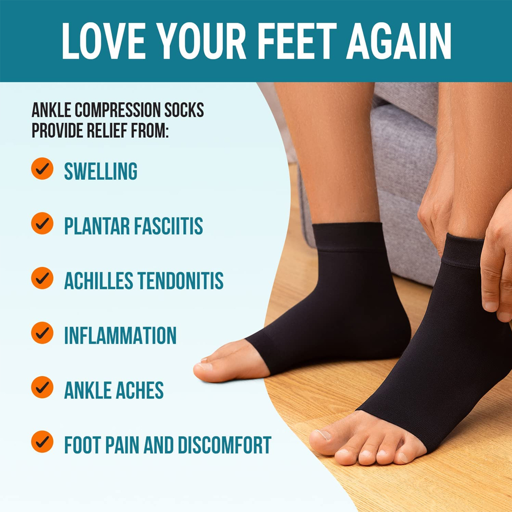 1 Pair Nano Socks Neuropathy S - Ankle Brace Sock ulasan dan harga