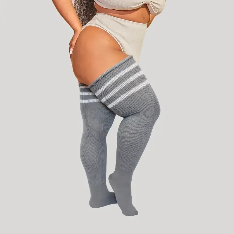 Shinyyep Plus Size Thick Thigh - Knee High Sock Women ulasan dan harga
