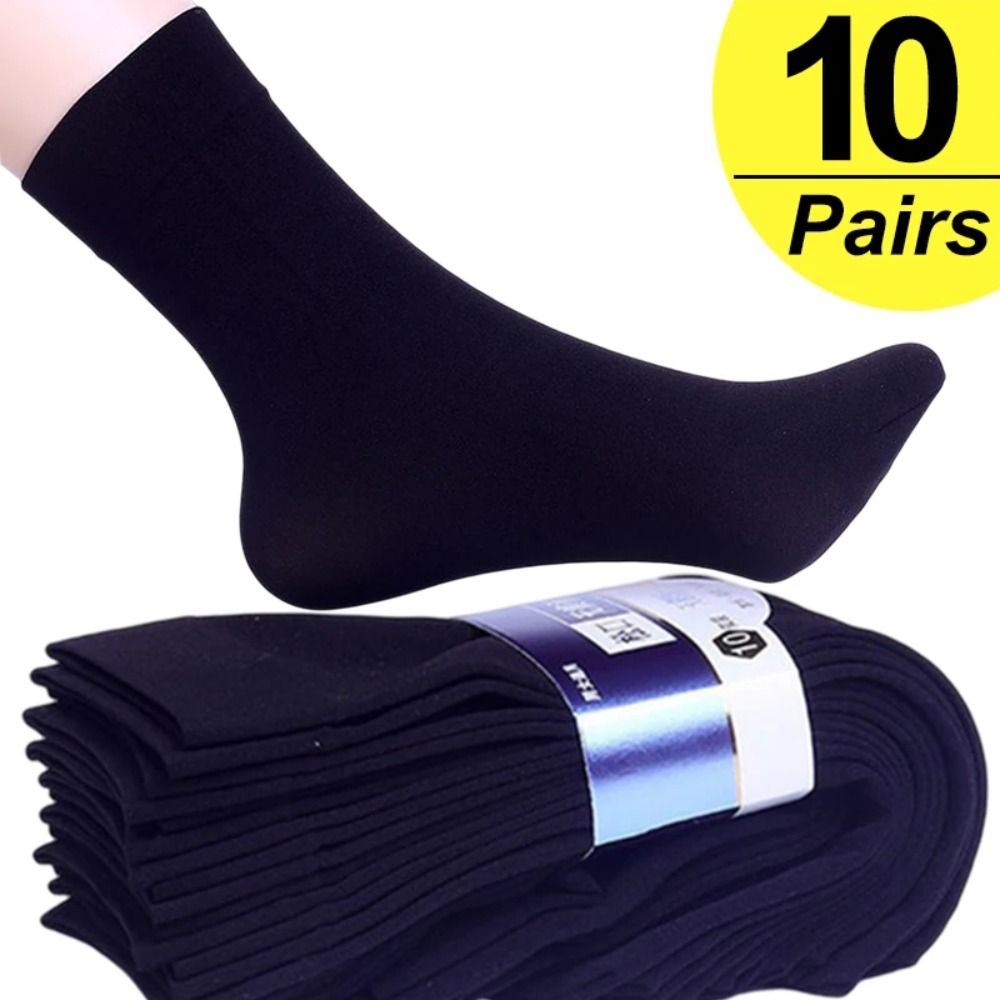 10pairs New Breathable Men Ice - Silk Sock Bamboo ulasan dan harga