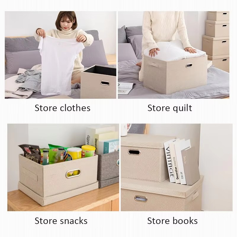 Storage Box Foldable Fabric Ga - Sock Organizer Tray ulasan dan harga