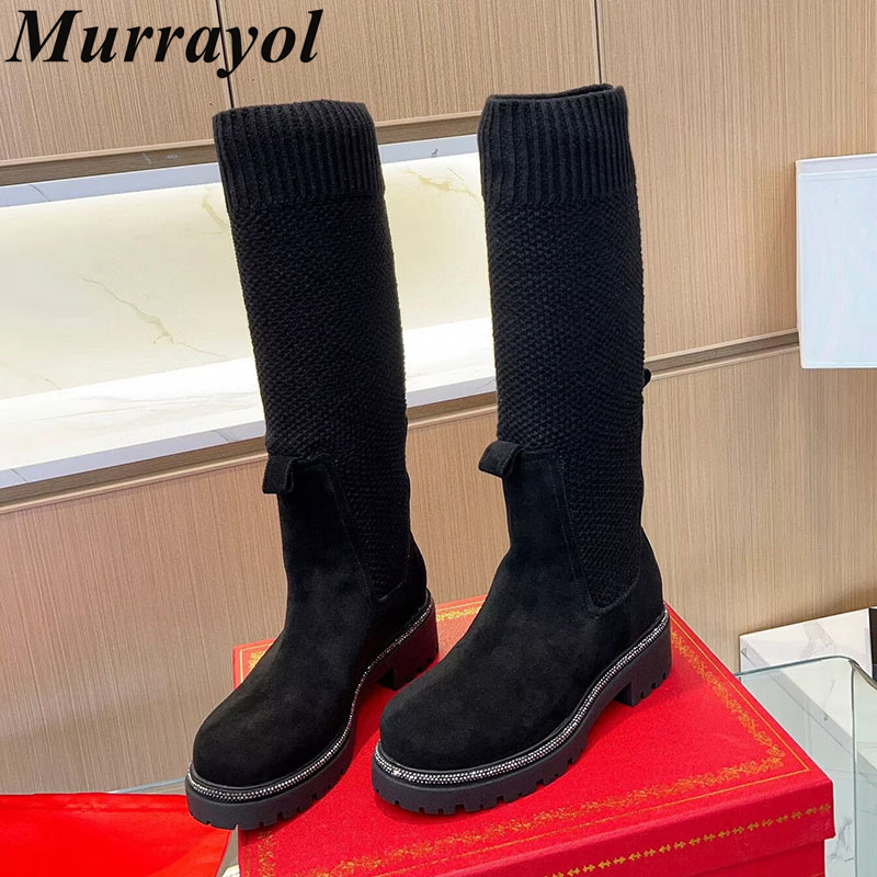 Knee High Boots Autumn Winter  - Knee High Sock Women ulasan dan harga