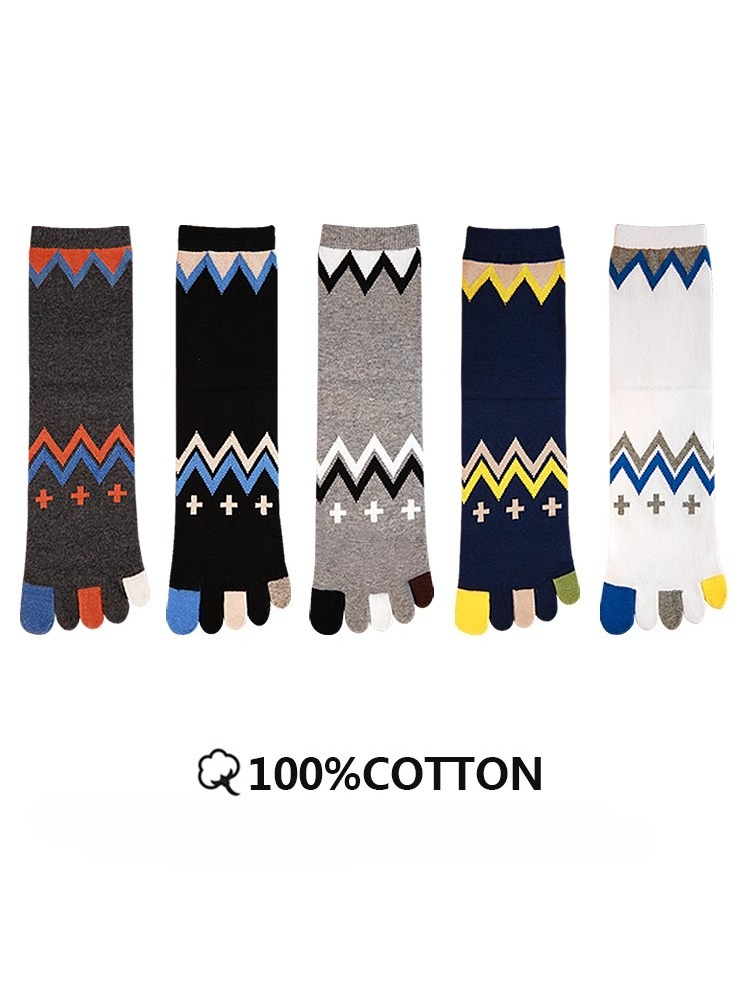 5 Pairs Four-season Pure Cotto - Toe Sock Split ulasan dan harga