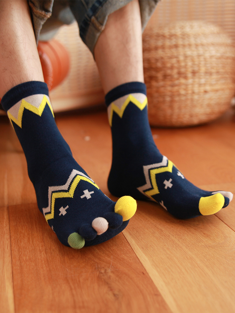 5 Pairs Four-season Pure Cotto - Toe Sock Split ulasan dan harga