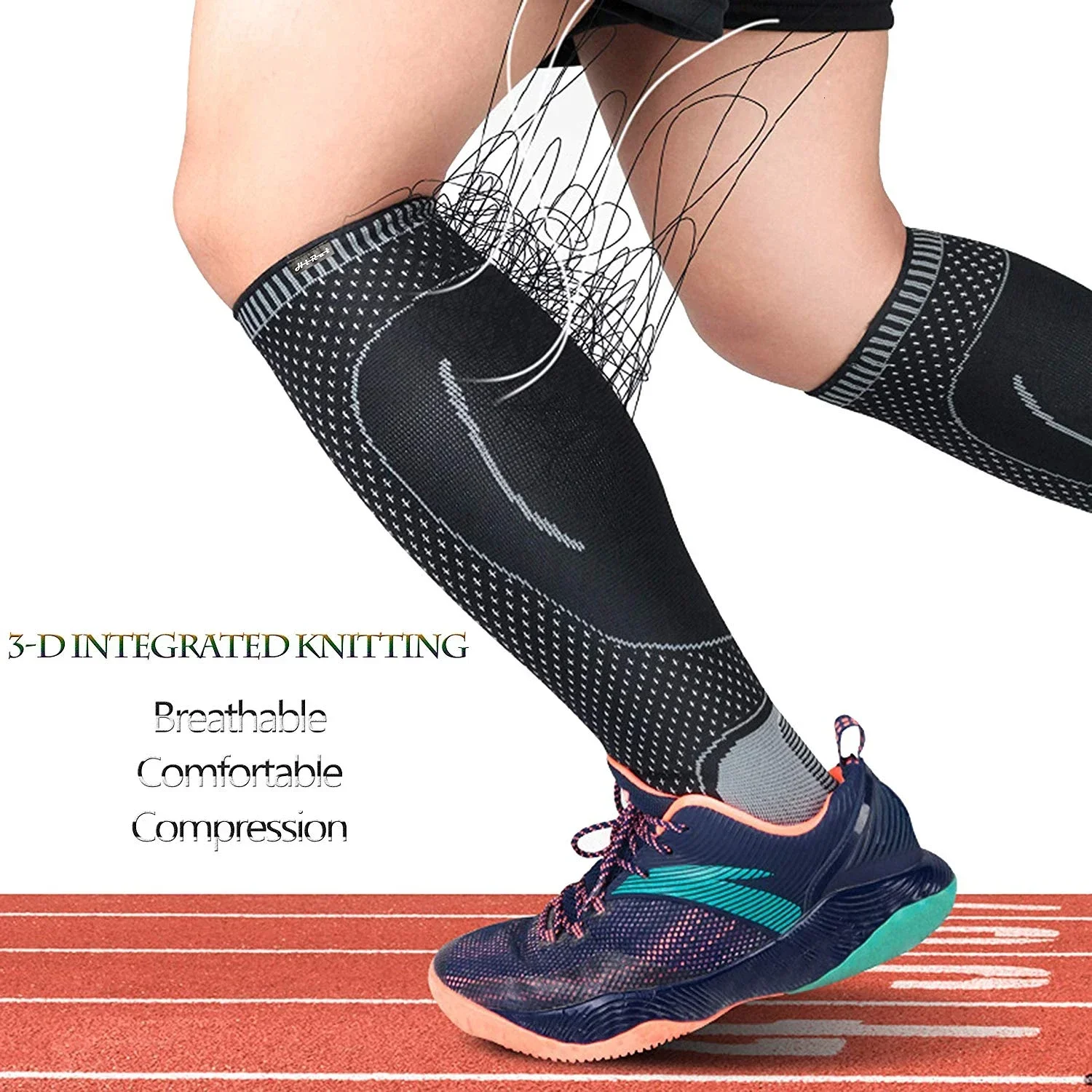 1 Pair Ankle Calf Compression  - Ankle Brace Sock ulasan dan harga