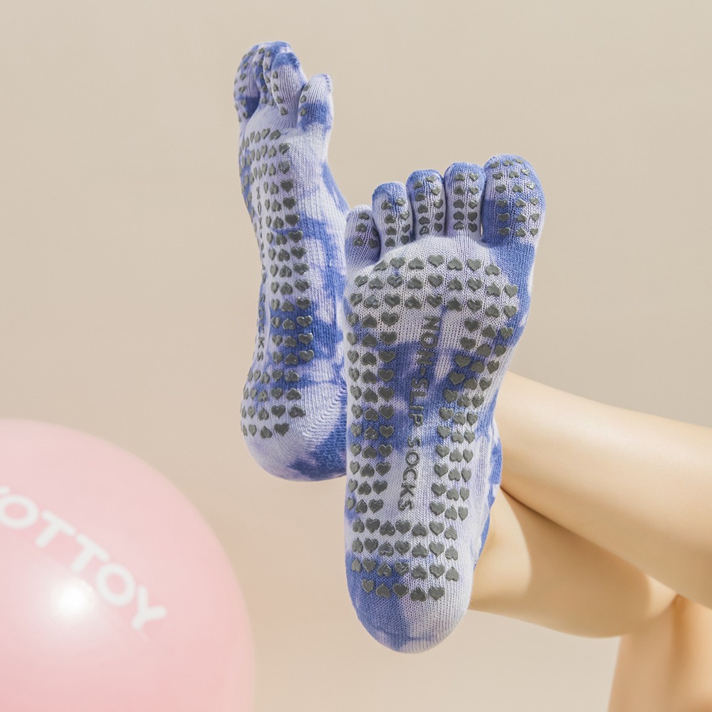 Women's Tie-Dye Five-Finger Gr - Toe Sock Split ulasan dan harga