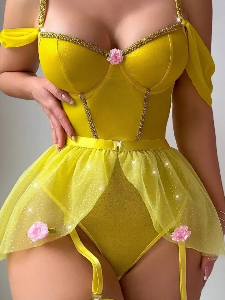 Sexy Glossy One-Piece Bodysuit - Fishnet Stocking Women ulasan dan harga